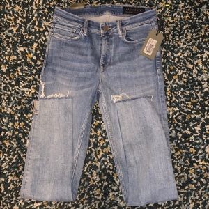 AllSaints Ankle Fray Denim